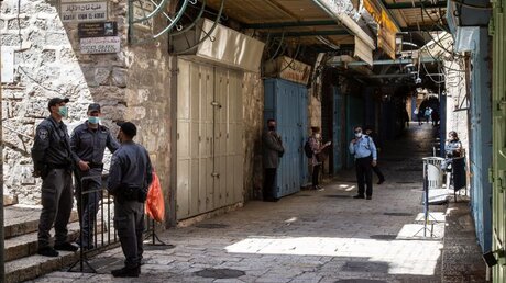 Fast menschenleere Gassen in Jerusalem / © Andrea Krogmann (KNA)