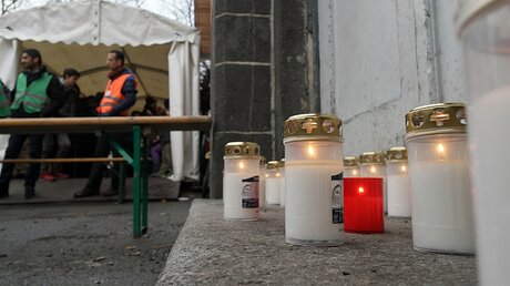 Trauer nach Tod eines Flüchtlings am Lageso in Berlin  (dpa)