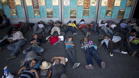 Flüchtlinge aus Zentralamerika  / © Eduardo Verdugo (dpa)