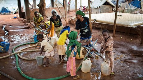 Flüchtlinge in der Zentralafrikanischen Republik / © Will Baxter (dpa)