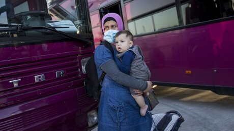Flüchtlinge in Griechenland / © Socrates Baltagiannis (dpa)