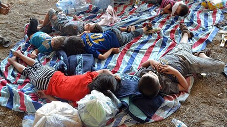 Flüchtlingskinder in Dohuk, Nordirak (dpa)