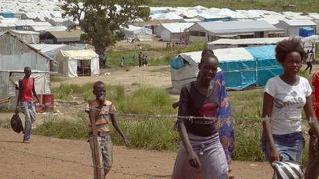 Flüchtlingscamp im Südsudan (dpa)