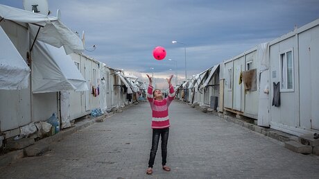 Flüchtlingslager in der Türkei / © Uygar Onder Simsek/MOKU (dpa)