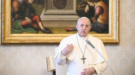 Generalaudienz mit Papst Franziskus / © Vatican Media/Romano Siciliani (KNA)