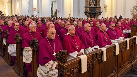 Die deutschen Bischöfe (hier im Dom zu Fulda) (KNA)