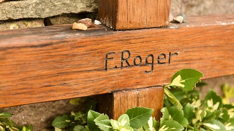 Grab von Frère Roger / © Alexander Brüggemann (KNA)