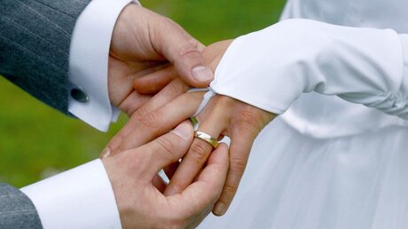 Ehe und Familie: ein kontroverses Thema (dpa)