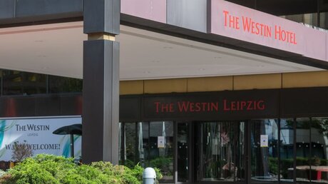 Hotel Westin Leipzig nach Antisemitismus Vorwurf / © Hendrik Schmidt (dpa)