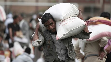 Humanitäre Hilfe / © Hani Al-Ansi (dpa)