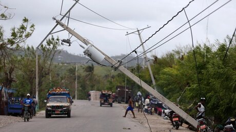 Hurrikan "Matthew" hinterlässt Chaos auf Haiti / © Orlando Barria (dpa)