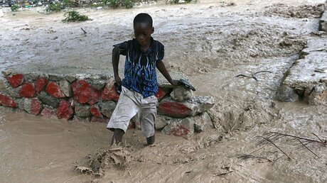 Verwüstungen in Haiti nach Hurrikan / © Orlando Barria (dpa)