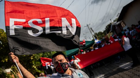 Im Juli 2021 wurde die Sandinistische Revolution in Managua, Nicaragua, gefeiert / © Stringer (dpa)