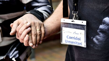 Ankunft von Flüchtlingen in Rom / © Cristian Gennari/Romano Siciliani (KNA)