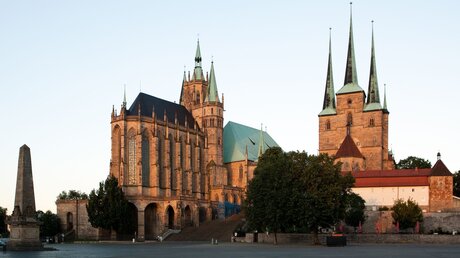 Erfurter Dom und Severikirche / © Roger Hagmann (KNA)