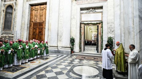 Heilige Pforte in Santa Maria Maggiore im Jahr 2016 / © Cristian Gennari/Romano Siciliani (KNA)