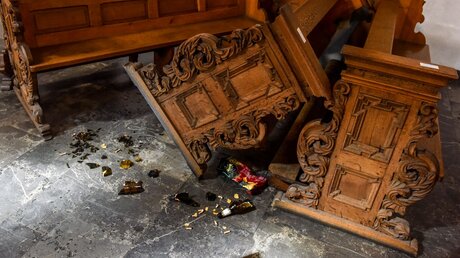 Symbolbild Vandalismus in Kirchen / © Harald Oppitz (KNA)