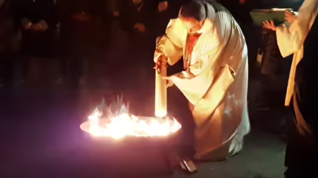 Osterfeuer / &copy; Sr. Emmanuela (privat)