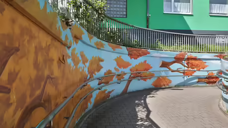 Zugang zur S-Bahn-Station Duisburg-Gro&szlig;enbaum (privat)