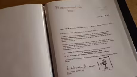 Das Dokument / &copy; Sr.. Emmanuela (privat)