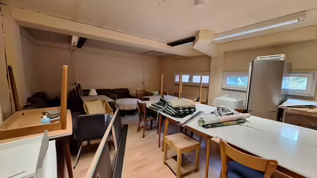 Hier entsteht ein Aufenthaltsraum / &copy; Sr. Emmanuela (privat)