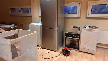 Die K&uuml;che ist auch schon da / &copy; Sr. Emmanuela (DR)