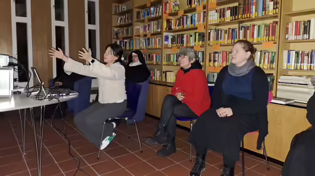 Begeisternder Vortrag / &copy; Sr. Emmanuela (privat)