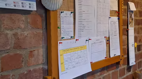 Der Sp&uuml;lplan ist da / &copy; Sr. Emmanuela (privat)