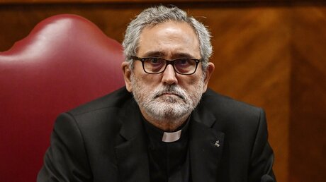 Juan Antonio Guerrero Alves, Präfekt des vatikanischen Sekretariats für die Wirtschaft / © Romano Siciliani (KNA)
