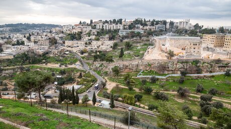 Blick vom Berg Zion in Richtung Hinnomtal in Jerusalem / © Andrea Krogmann (KNA)