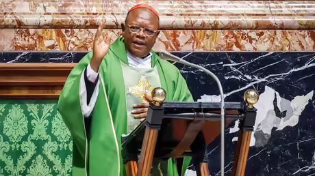 Kardinal Fridolin Ambongo Besungu, Erzbischof von Kinshasa / &copy; Lola Gomez/CNS photo (KNA)