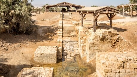 Die als Taufstelle Jeus verehrte jordanische Wallfahrtsstätte Al-Maghtas / ©  milosk50 (shutterstock)
