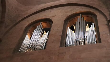 Neue Orgel im Ostchor des Mainzer Doms / © Hoffmann (Bistum Mainz)