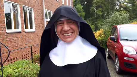 Schwester im entstehenden Kloster Angermund / &copy; Sr. Emmanuela Kohlhaas (privat)