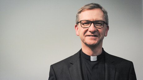 Antonius Hamers, Leiter des Katholischen Büros in Düsseldorf, am 19. Januar 2015 in Mülheim. / © Andreas Otto (KNA)