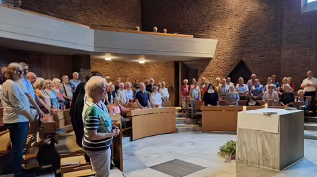 Heilige Messe in der Klosterkirche / &copy; Sr. Emmanuela (privat)