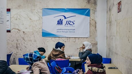 Jesuiten-Flüchtlingsdienst in Aleppo (Archiv) / © Jean-Matthieu Gautier (KNA)
