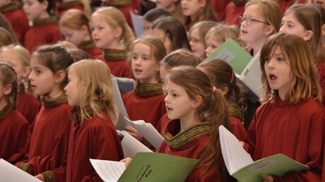 Der weltweite katholische Chorverband pueri cantores richtet sich vor allem an Kinder und Jugendliche (Bistum Münster)