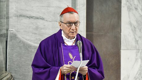 Kardinalstaatssekretär Pietro Parolin / © Paolo Galosi (KNA)