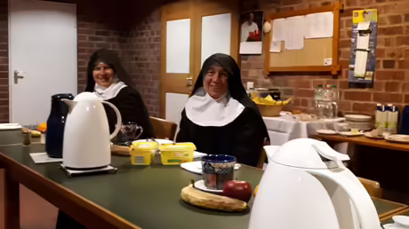 Die Schwestern bei der Festrekreation / &copy; Sr. Emmanuela Kohlhaas (privat)