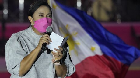 Die philippinische Präsidentschaftskandidaten Leni Robredo. / © Aaron Favila (dpa)