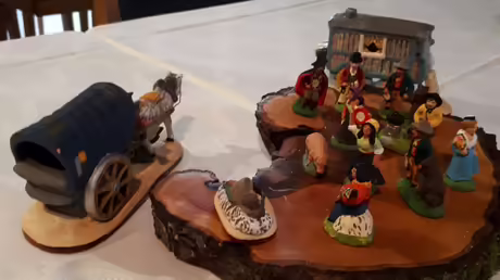 Kleine Krippe im Kloster Angermund / &copy; Sr. Emmanuela Kohlhaas (privat)