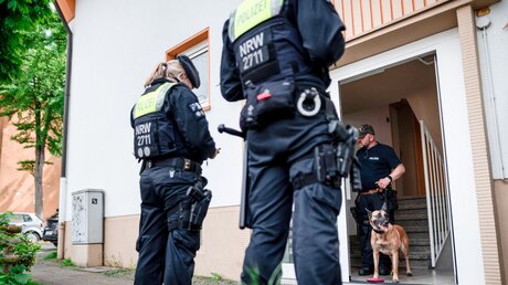 Polizeieinsatz in Essen / © Fabian Strauch (dpa)