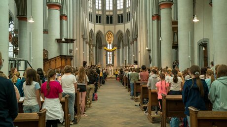 Eröffnung der Schulwallfahrt durch Kardinal Woelki (Erzbistum Köln)