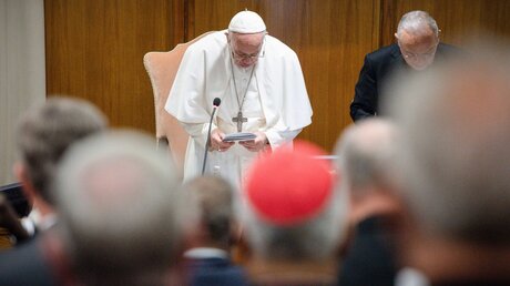 Papst beendet Kardinalsversammlung / © Romano Siciliani (KNA)