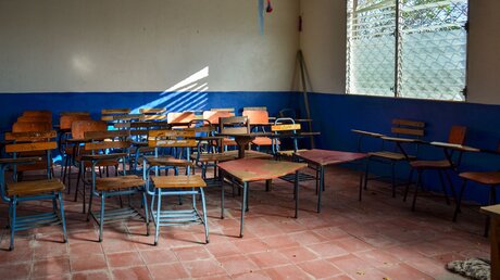 Leeres Zimmer in einer Bildungseinrichtung in Nicaragua (shutterstock)
