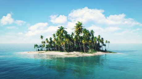 Symbolbild Einsame Insel im Ozean / © musicman (shutterstock)
