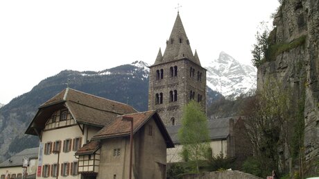 Schweizer Augustiner-Chorherren-Abtei Saint-Maurice / © Georges Scherrer (KNA)