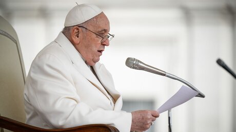 Papst Franziskus  / © Vatican Media/Romano Siciliani (KNA)