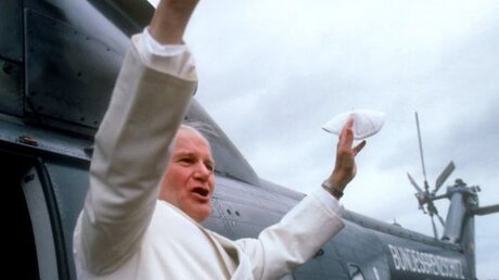 Johannes Paul II. in der Bundesrepublik Deutschland (KNA)
